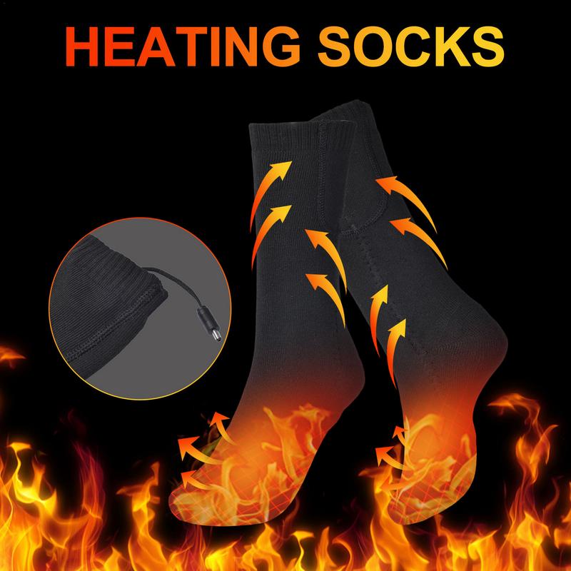 Heated USB Ski Socks - Outdoor Winter Gea