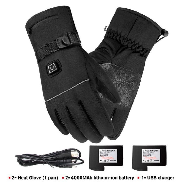 Winter Electric Heated Motorcycle Gloves