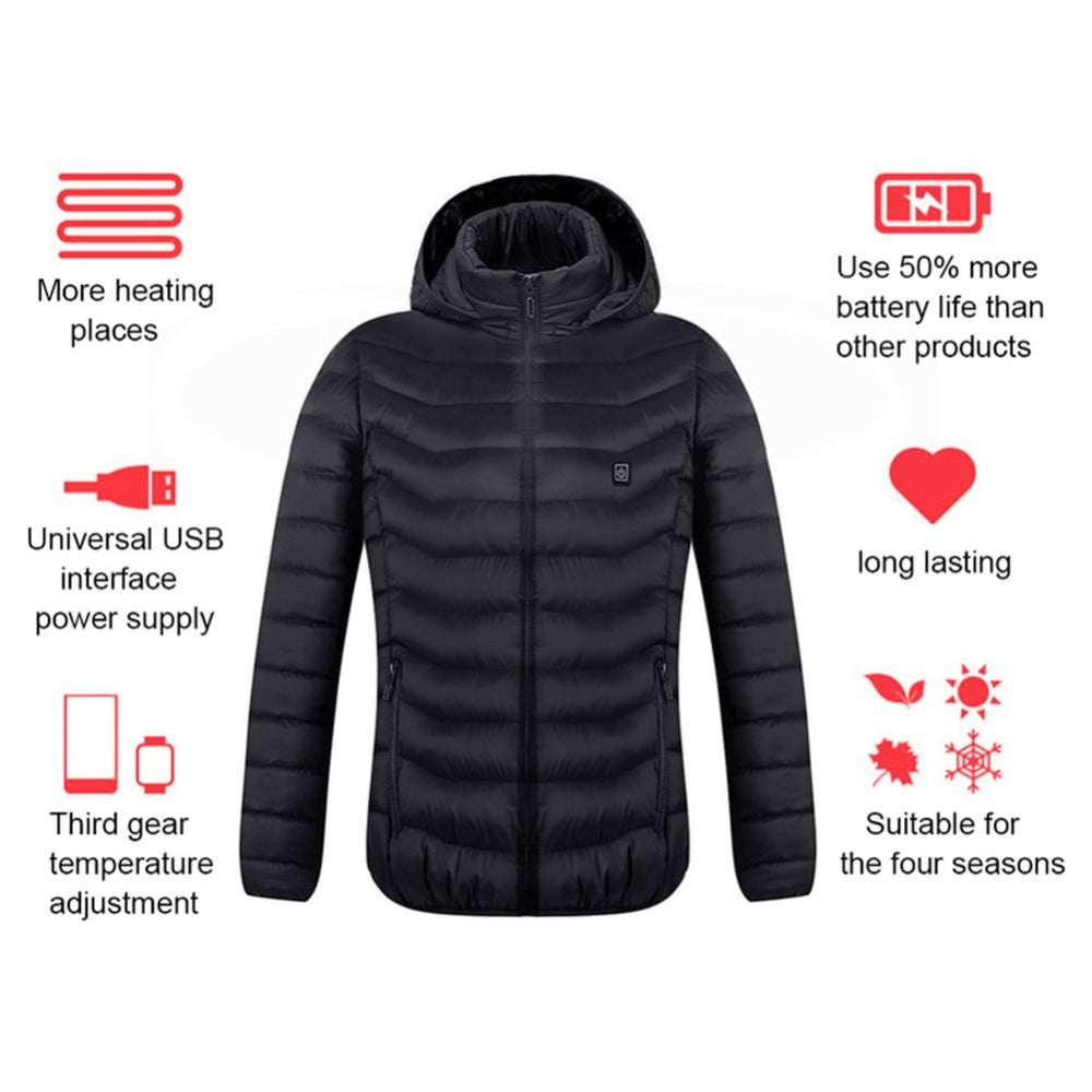 Heated Jacket - Men's USB Electric Coat